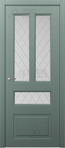 Межкомнатная дверь Dream Doors | модель AN19 Гравировка Ромб