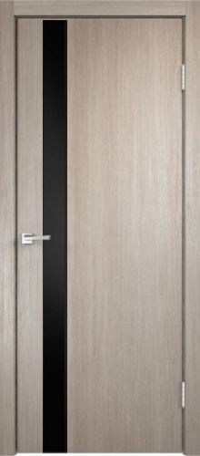 Межкомнатная дверь Velldoris | модель Smart Z1 Лакобель Черное