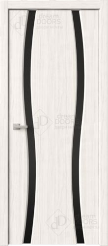 Межкомнатная дверь Dream Doors | модель Сириус 2 (узкое) ДО Черный триплекс
