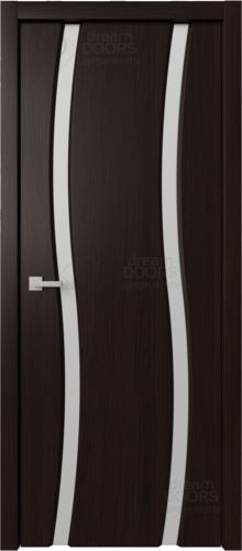 Межкомнатная дверь Dream Doors | модель Сириус 2 Волна (узкое) ДО Белый триплекс