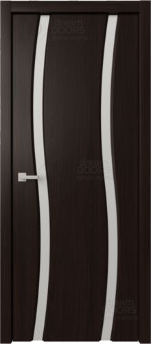 Межкомнатная дверь Dream Doors Сириус 2 Волна (узкое) ДО Белый триплекс