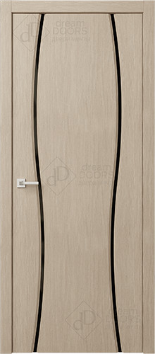 Межкомнатная дверь Dream Doors | модель Сириус 4 ДО Черный триплекс