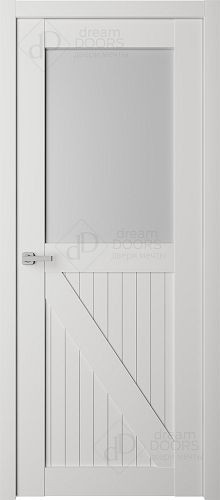 Межкомнатная дверь Dream Doors | модель R4 Сатинат белый