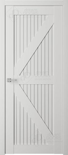 Межкомнатная дверь Dream Doors | модель R5 Сатинат белый