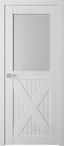 Межкомнатная дверь Dream Doors | модель R9 Сатинат белый