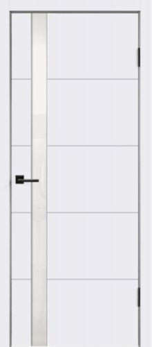 Межкомнатная дверь Velldoris | модель Scandi F Z1 Лакобель белое