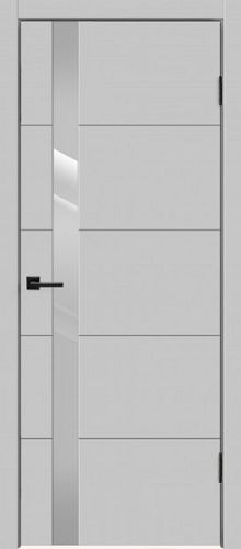 Межкомнатная дверь Velldoris | модель Scandi F Z1 Лакобель светло-серая