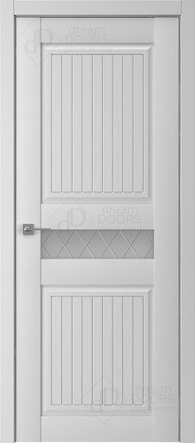 Межкомнатная дверь Dream Doors | модель CM6 Заливной витраж