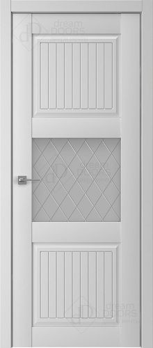 Межкомнатная дверь Dream Doors | модель CM9 Заливной витраж