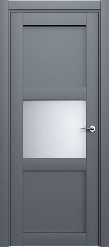 Межкомнатная дверь Status | модель 153 стекло Сатинато белое