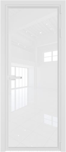 Межкомнатная дверь Profildoors 1AV Белый триплекс