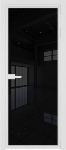 Межкомнатная дверь Profildoors | модель 1AV Черный триплекс