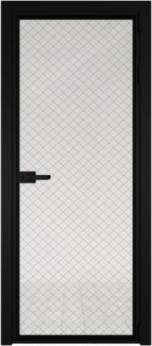 Межкомнатная дверь Profildoors | модель 1AX стекло Ромб черный