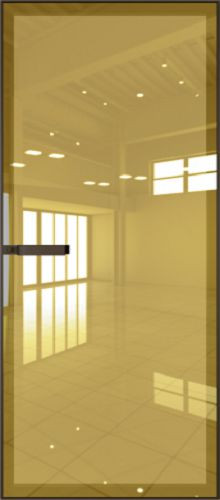 Межкомнатная дверь Profildoors | модель 1AGN стекло Зеркало Gold