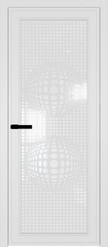 Межкомнатная дверь Profildoors 1AGP Белый триплекс Рисунок 3