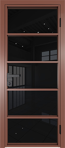 Межкомнатная дверь Profildoors | модель 14AG Черный триплекс