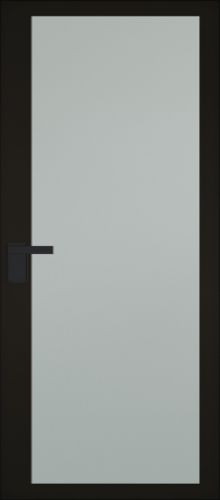 Межкомнатная дверь Profildoors | модель 2AGK стекло Мателюкс бесцветный - черный прокрас