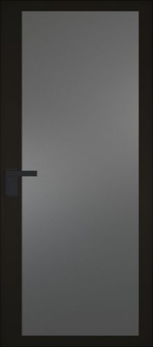 Межкомнатная дверь Profildoors 2AGK стекло Мателюкс графит - черный прокрас