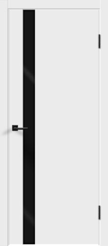 Межкомнатная дверь Velldoris | модель Flat Z1 PO Лакобель черное