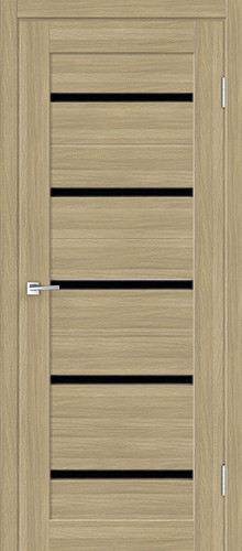 Межкомнатная дверь Velldoris | модель Duplex PO Лакобель Черное