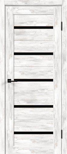 Межкомнатная дверь Velldoris | модель Duplex PO Лакобель Черное