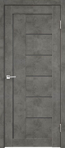 Межкомнатная дверь Velldoris | модель Loft 3 (800x2000, Бетон темно-серый)