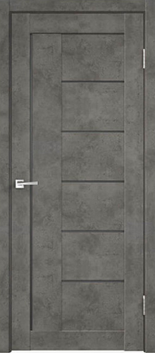 Межкомнатная дверь Velldoris Loft 3 (800x2000, Бетон темно-серый)
