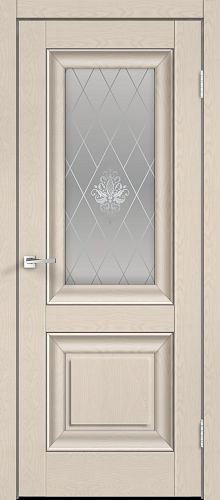 Межкомнатная дверь Velldoris | модель Alto 7 PO Кристалл (800x2000, Ясень капучино)