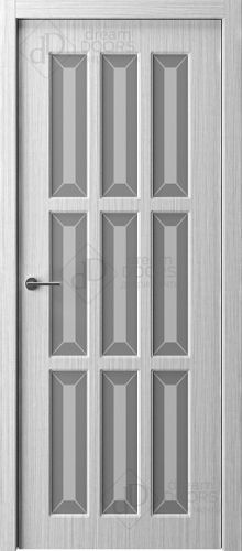 Межкомнатная дверь Dream Doors W122 Матированное белое (имитация фацета)