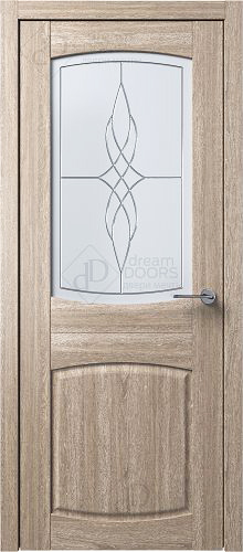 Межкомнатная дверь Dream Doors B5-4 Гравировка