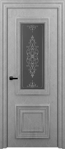 Межкомнатная дверь Dream Doors | модель ART4 Заливной витраж
