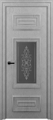 Межкомнатная дверь Dream Doors ART12 Заливной витраж