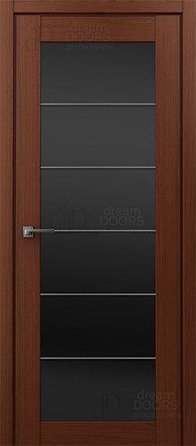 Межкомнатная дверь Dream Doors | модель Престиж ДО Черный триплекс (молдинг)