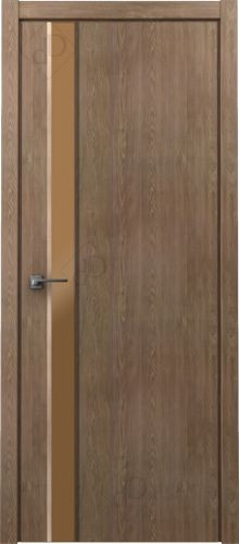 Межкомнатная дверь Dream Doors | модель Стиль 1 (узкое) ДО Бронза триплекс