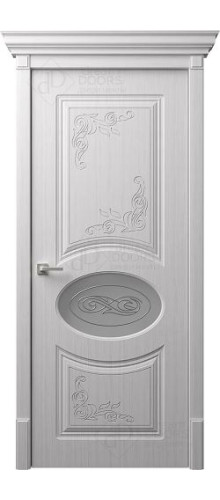 Межкомнатная дверь Dream Doors | модель D7-4 Заливной витраж