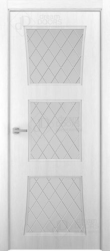 Межкомнатная дверь Dream Doors F29 Гравировка Ромб