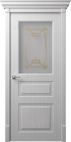 Межкомнатная дверь Dream Doors N4-3 Заливной витраж