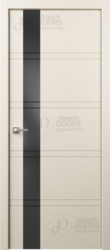 Межкомнатная дверь Dream Doors I+8 Лакобель черное