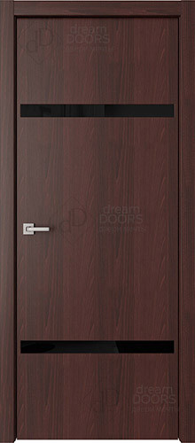 Межкомнатная дверь Dream Doors | модель A3 ДО Лакобель черное