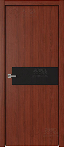 Межкомнатная дверь Dream Doors A9 ДО Лакобель черное