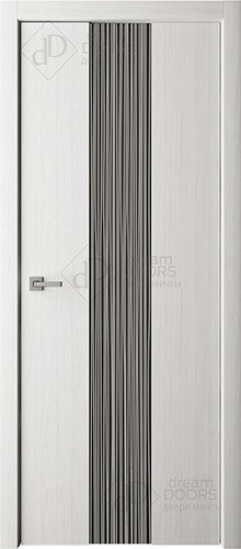 Межкомнатная дверь Dream Doors | модель A15 ДО Лакобель черное (декор)