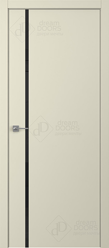 Межкомнатная дверь Dream Doors A17 ДО Лакобель черное