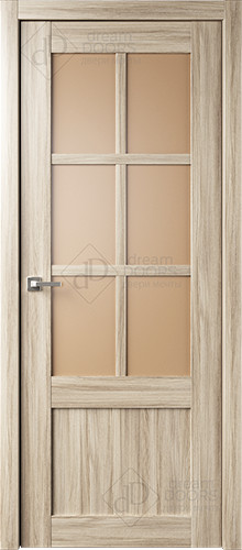 Межкомнатная дверь Dream Doors | модель W5 Сатинат бронза