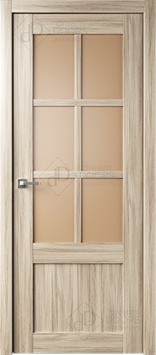 Межкомнатная дверь Dream Doors W5 Сатинат бронза