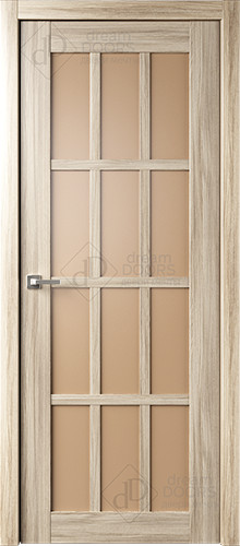 Межкомнатная дверь Dream Doors | модель W24 Сатинат бронза