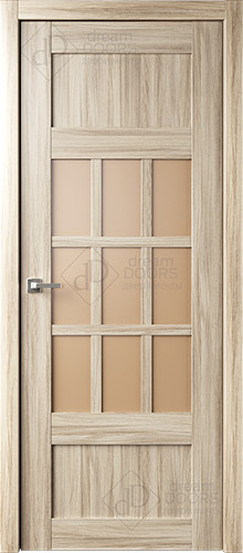 Межкомнатная дверь Dream Doors | модель W28 Сатинат бронза