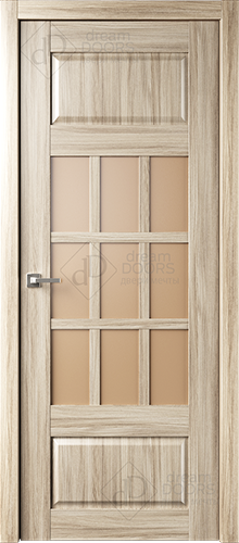 Межкомнатная дверь Dream Doors W31 Сатинат бронза