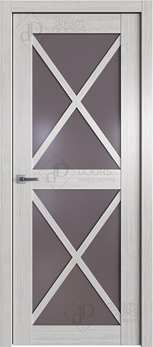 Межкомнатная дверь Dream Doors W37 Сатинат графит