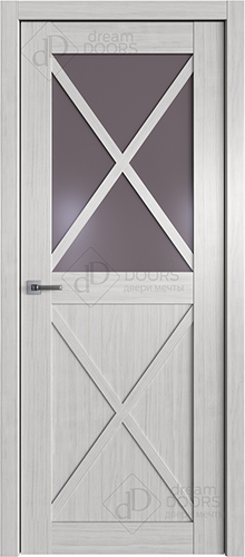 Межкомнатная дверь Dream Doors W38 Сатинат графит