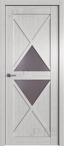 Межкомнатная дверь Dream Doors W39 Сатинат графит